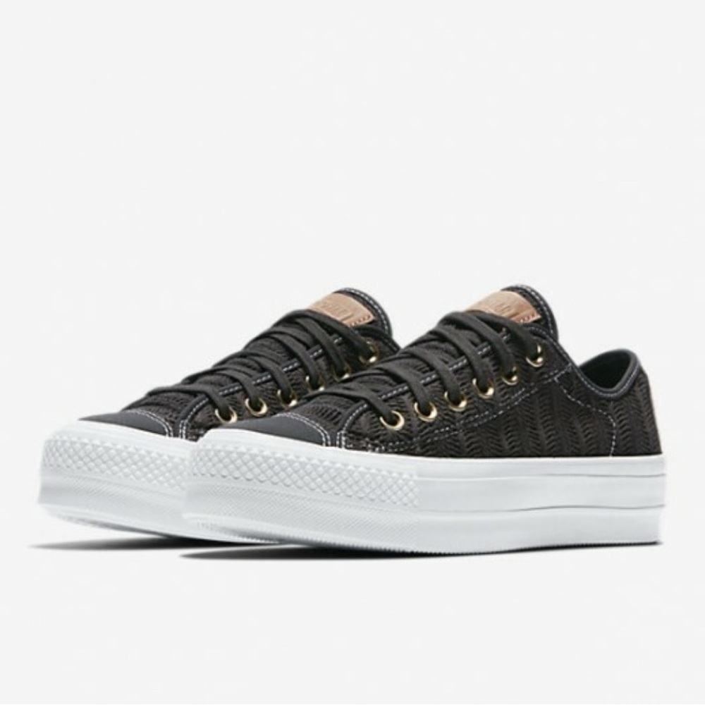 Converse Chuck Taylor All Star Lift Platform Sneaker in Herringbone Mesh